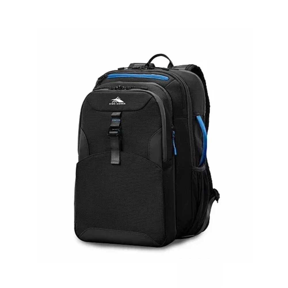 High Sierra Black Campus Backpack18.5 Hi-Life 3-In-1 Convertible, travel bag